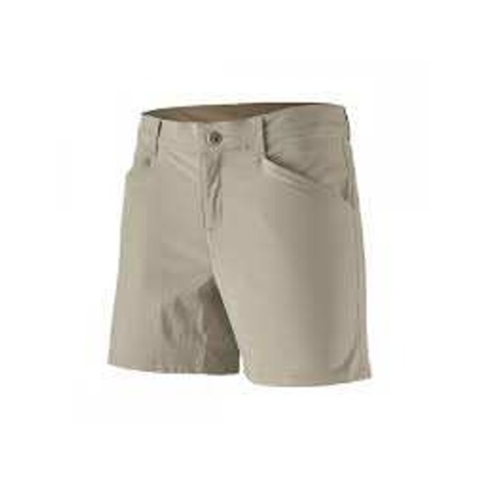 Patagonia Outdoor Everyday Khaki Nylon Spandex Outdoor Hiking Shorts - Size 4